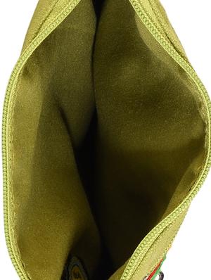 green canvas regular sling bag - 13893754 - Standard Image - 3