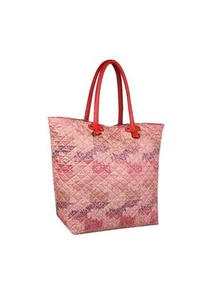pink canvas regular handbag - 13893772 - Standard Image - 4
