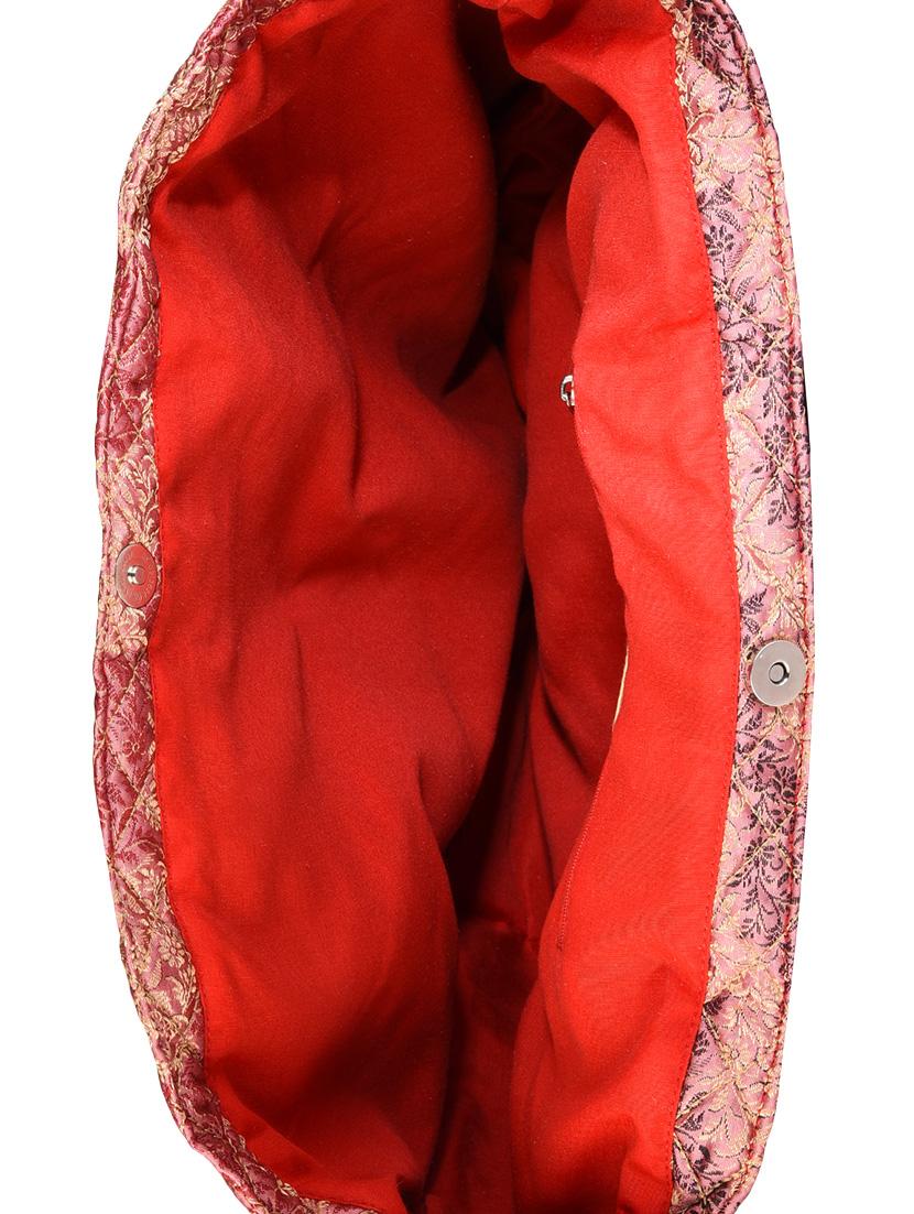 pink canvas regular handbag - 13893772 - Zoom Image - 3