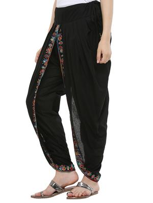 kaanchie nanggia black cotton dhoti salwar - 13897260 - Standard Image - 2