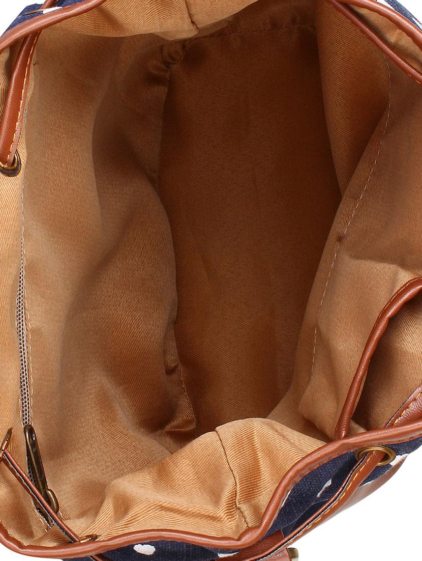 blue canvas regular sling bag - 13897925 - Zoom Image - 3