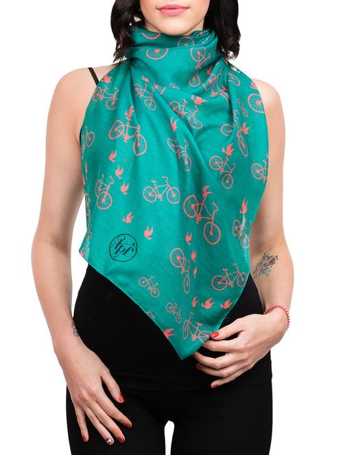multi colored cotton scarf - 13898573 - Very Small Image - 1
