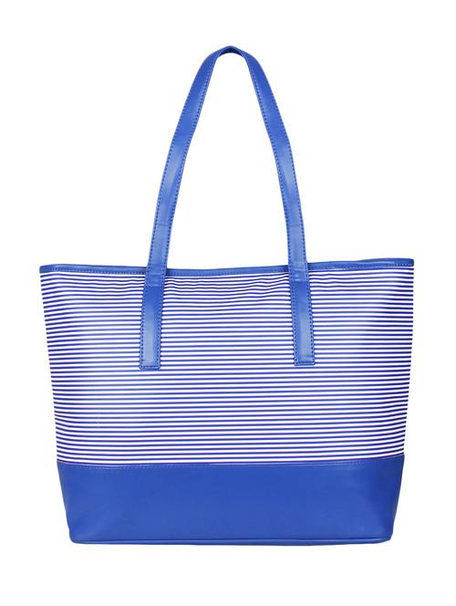 blue leatherette regular handbag - 13902139 - Standard Image - 1