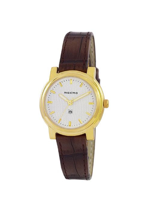 maxima white dial analog watch for women - o-45002lmly - 13911476 - Standard Image - 1