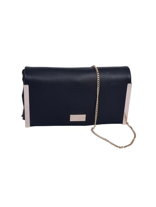 black leatherette regular sling bag - 13916832 - Standard Image - 1