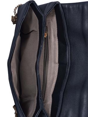 black leatherette regular sling bag - 13916832 - Standard Image - 3
