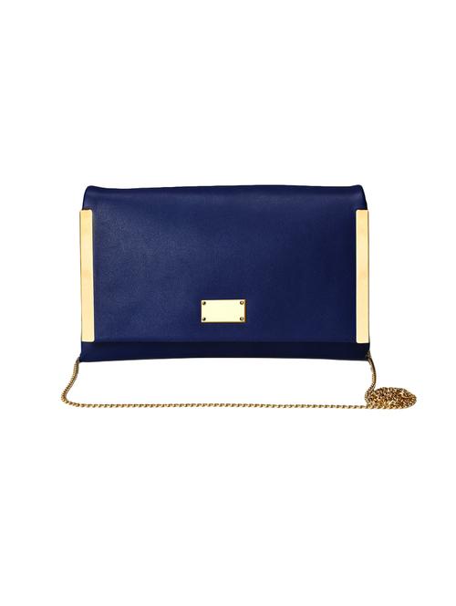 blue leatherette sling bag - 13916833 -  Standard Image - 0