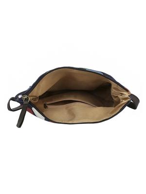 white leatherette fold over sling bag - 13916841 - Standard Image - 3