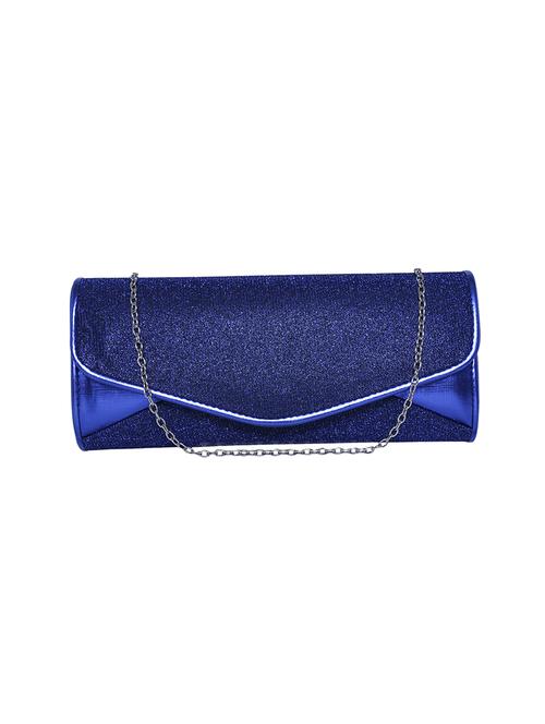 blue leatherette clutch - 13916875 -  Standard Image - 0