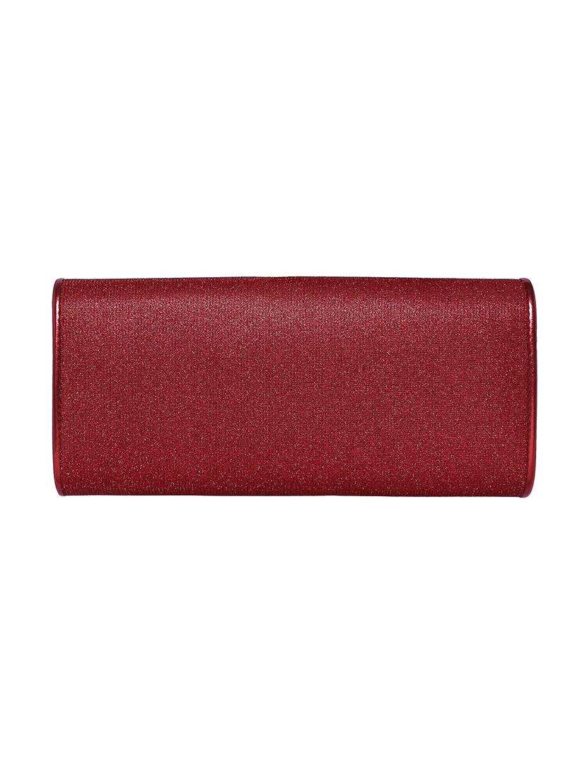 red leatherette regular clutch - 13916876 - Zoom Image - 2
