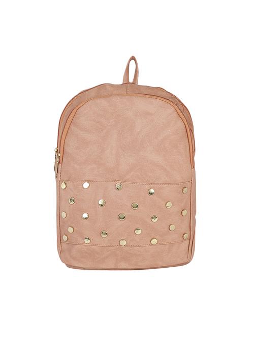 peach leatherette  fashion backpack - 13916965 -  Standard Image - 0