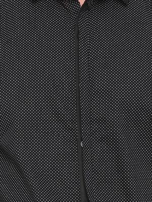 black cotton casual shirt - 13918522 - Standard Image - 4