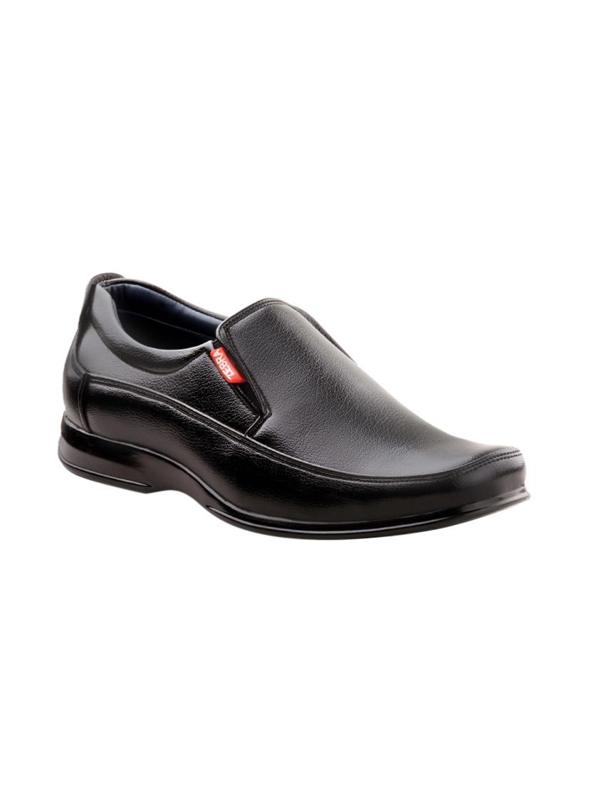 black leather formal slip on - 13924581 - Zoom Image - 1