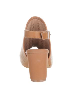 brown back strap sandal - 13924891 - Standard Image - 3