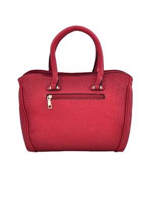 maroon leatherette handbag - 13925094 - Standard Image - 5