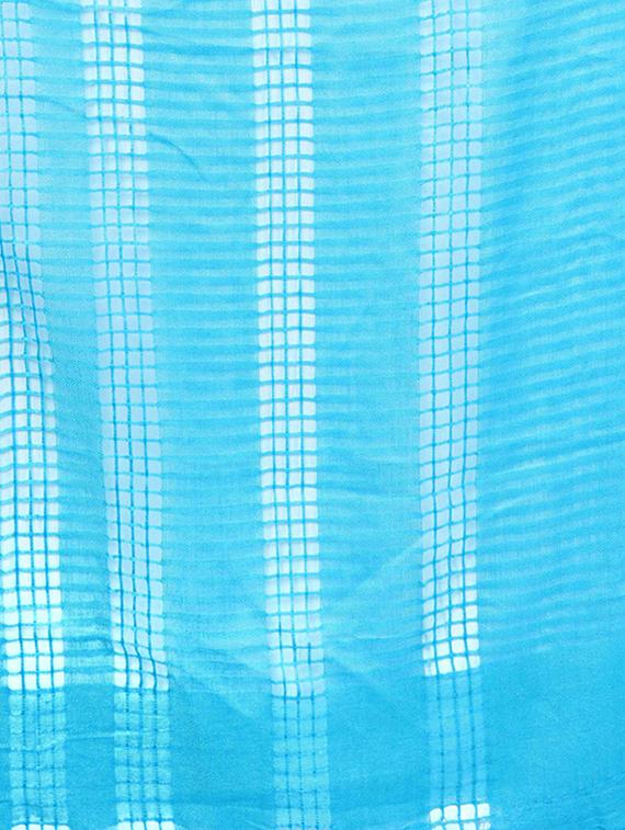 turquoise viscose woven dupatta - 13925297 - Zoom Image - 2