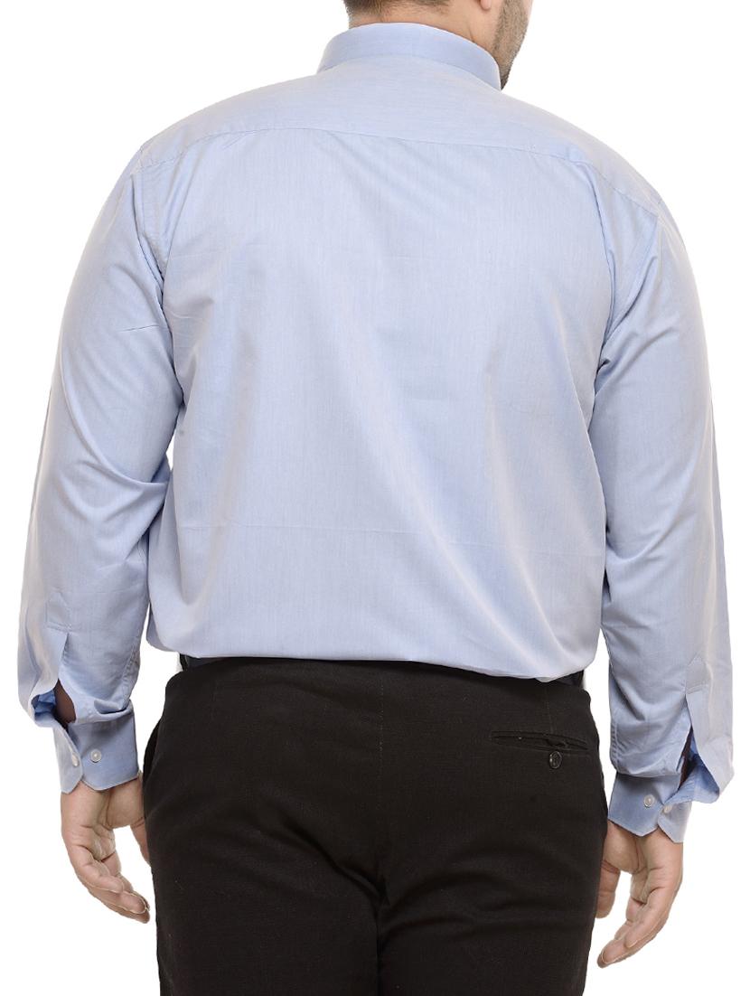 blue cotton casual shirt - 13926846 - Zoom Image - 3
