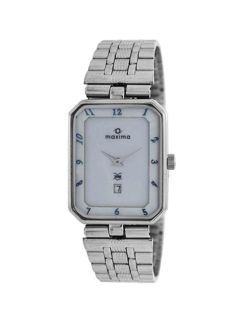 Maxima White Dial Analog Watch for Men - 07365CMGI - 13933221 - Zoom Image - 1