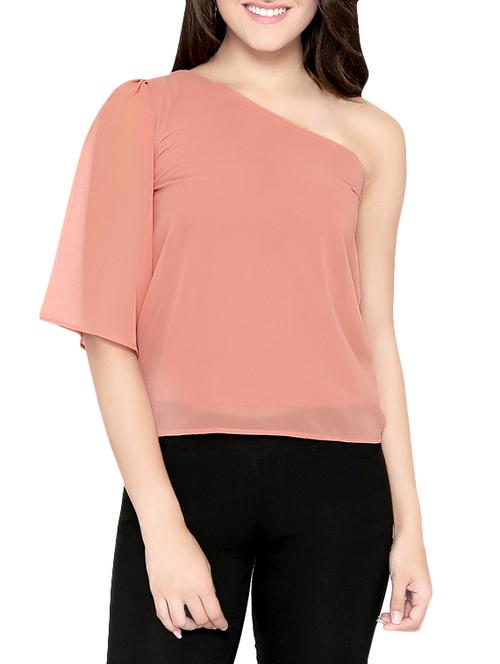 single shoulder solid top - 13933651 - Standard Image - 1