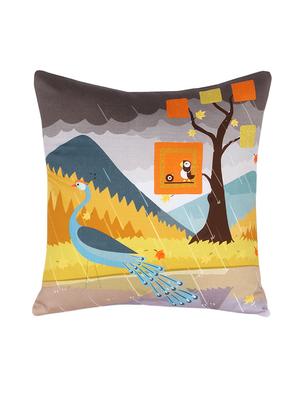 house this the drizzly monsoon 100% cotton cushion cover - 13935720 - Standard Image - 2
