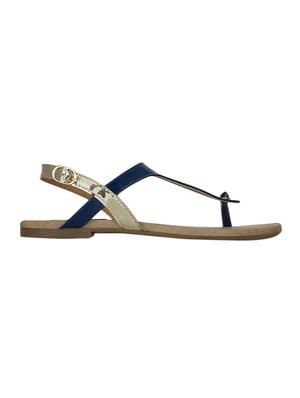 blue back strap sandal - 13938091 - Standard Image - 2