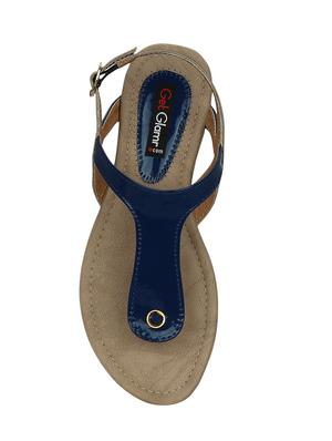 blue back strap sandal - 13938091 - Standard Image - 4