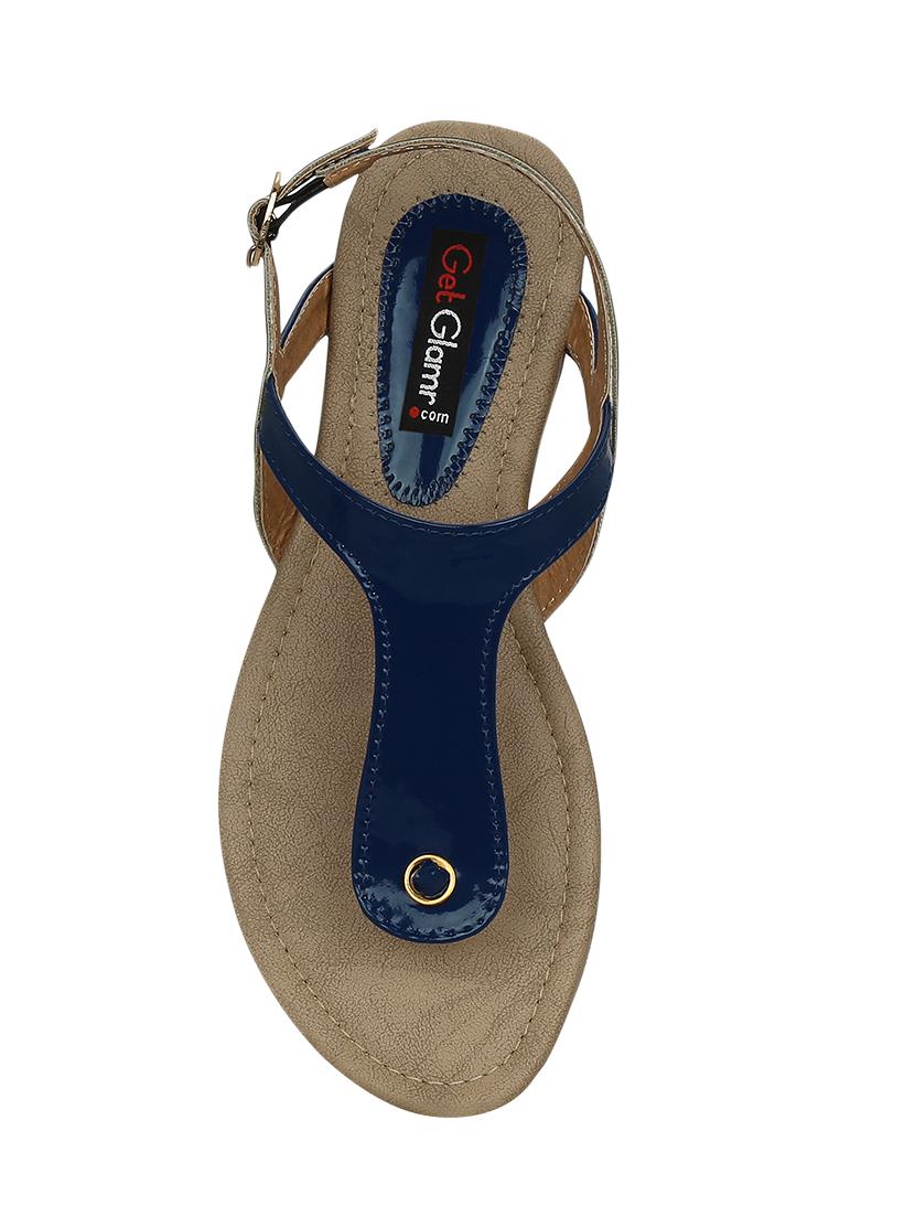 blue back strap sandal - 13938091 - Zoom Image - 4