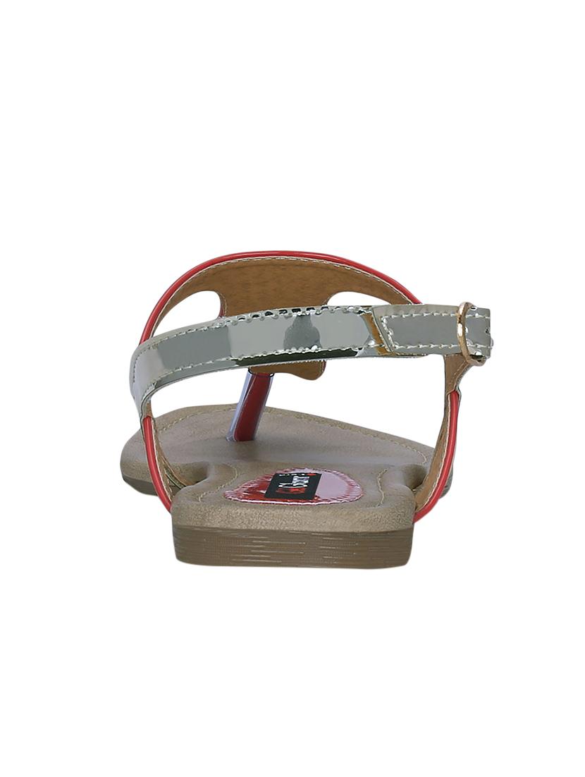 red back strap sandal - 13938092 - Zoom Image - 3