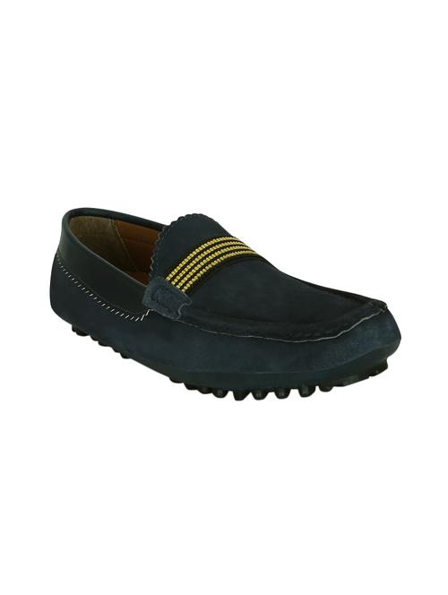 blue suede slip on loafer - 13938102 -  Standard Image - 0