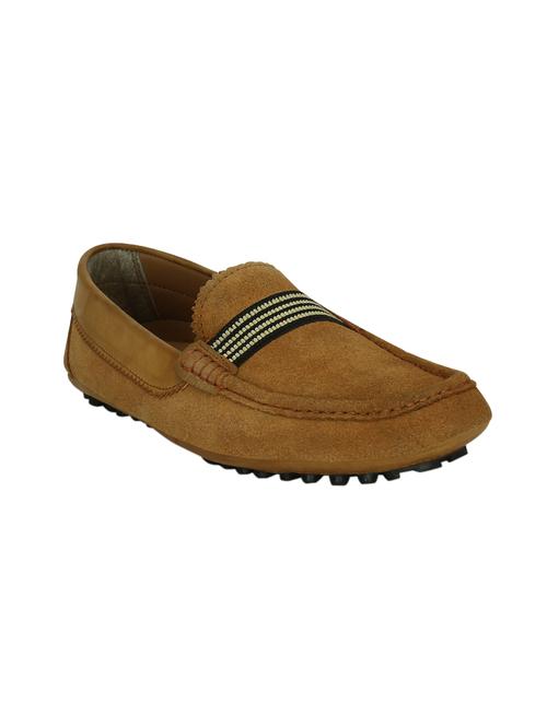 tan suede slip on loafer - 13938103 -  Standard Image - 0