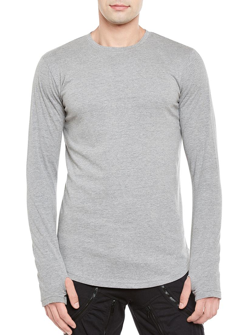 grey cotton tshirt - 13938763 - Zoom Image - 1