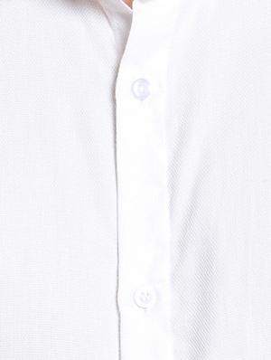 white cotton casual shirt - 13940564 - Standard Image - 4