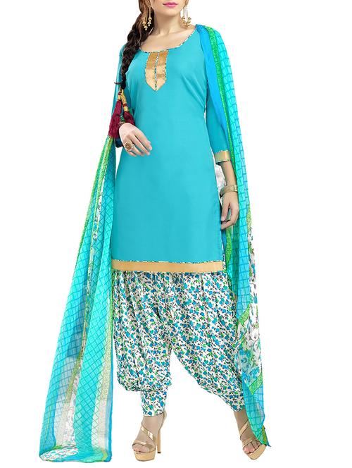 blue crepe unstitched suit - 13943944 - Very Small Image - 1