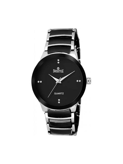 round dial analog watch-()ss-gr3001-blk-blk - 13946891 - Very Small Image - 1