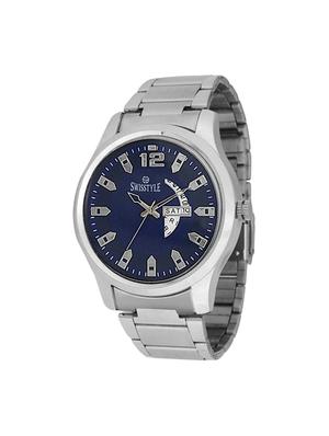 round dial analog couple watch-(ss-1180blu-703-blk) - 13946951 - Standard Image - 2