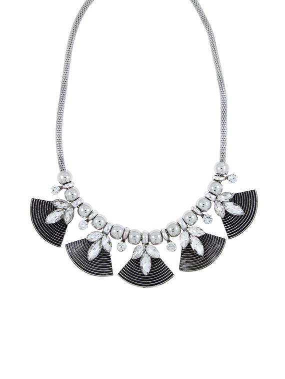 black brass long necklace - 13948190 - Zoom Image - 1