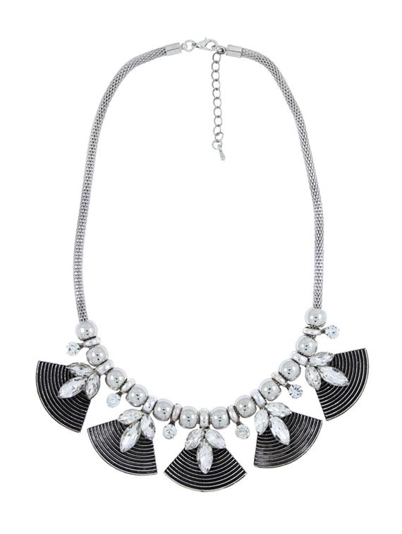 black brass long necklace - 13948190 - Zoom Image - 2