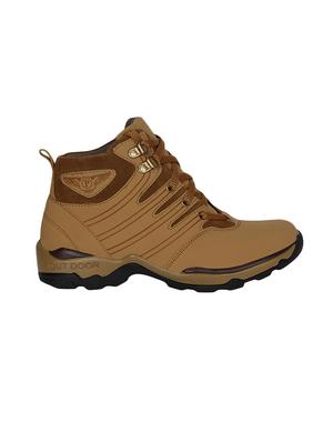 brown leatherette low ankle boot - 13959867 - Standard Image - 2
