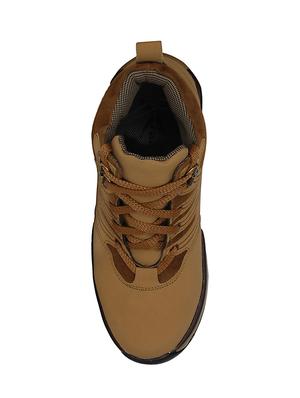 brown leatherette low ankle boot - 13959867 - Standard Image - 4