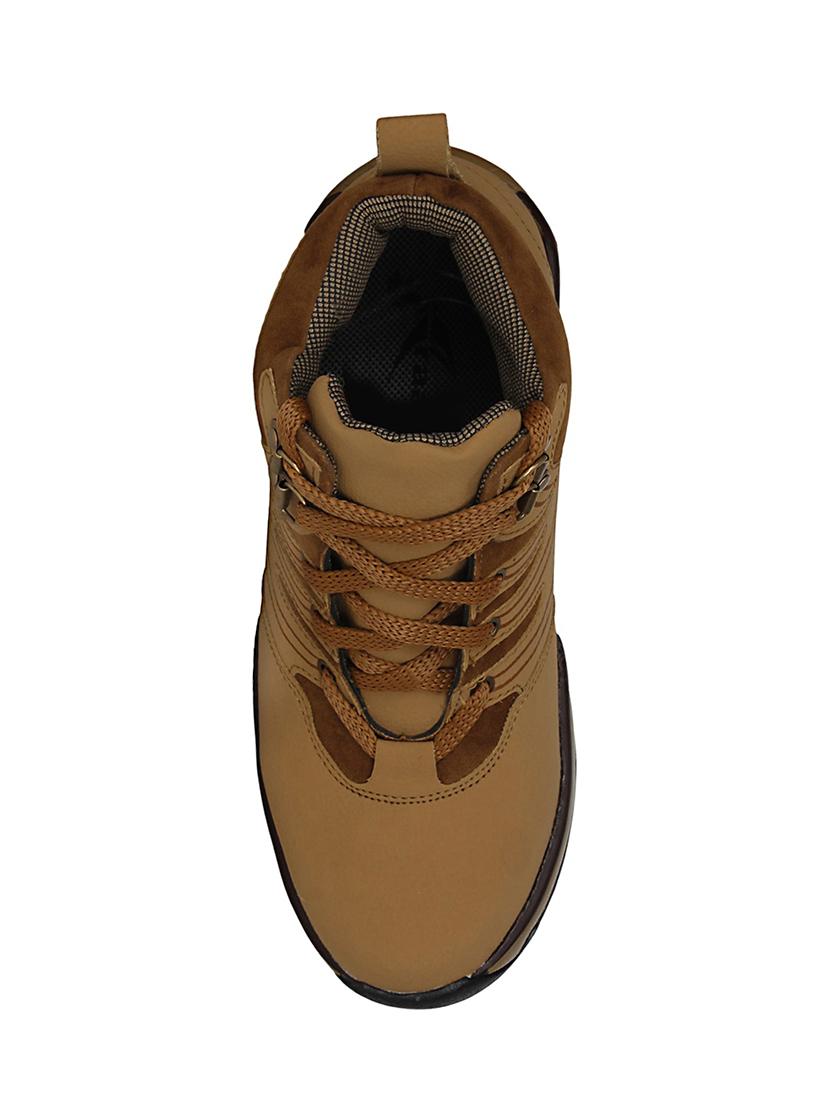 brown leatherette low ankle boot - 13959867 - Zoom Image - 4