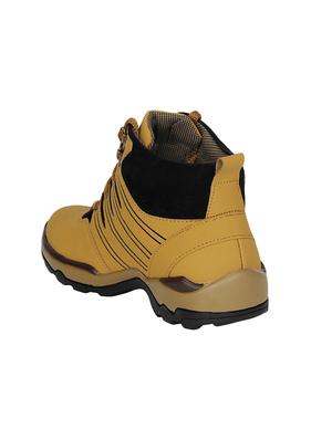 tan leatherette low ankle boot - 13959868 - Standard Image - 3