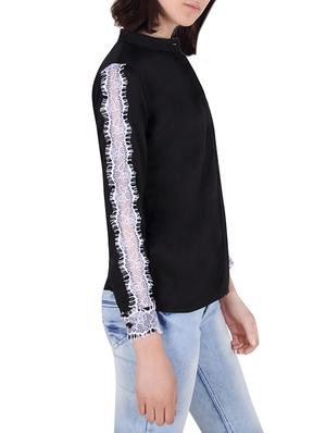 black viscose regular shirt - 13962821 - Standard Image - 2