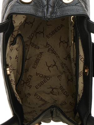 black leatherette regular handbag - 13962954 - Standard Image - 3
