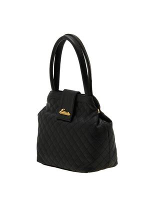 black leatherette regular handbag - 13962954 - Standard Image - 4