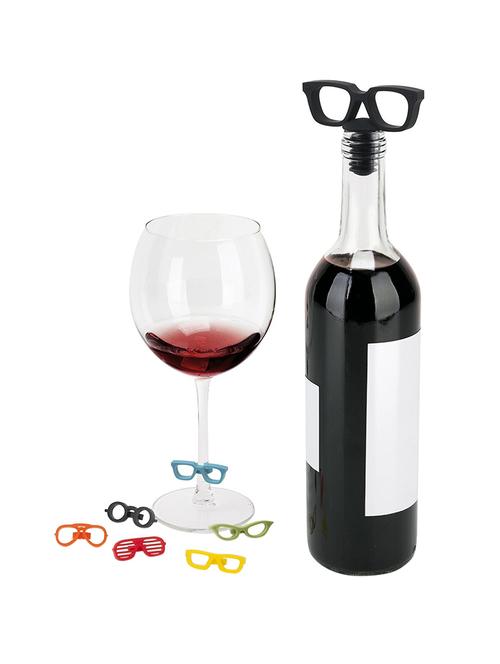 shopais designer glasses plastic bottle stopper - 13965216 - Very Small Image - 1
