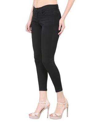 solid black cotton trouser - 13969959 - Standard Image - 2
