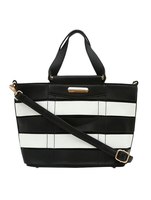 black leatherette  regular handbag - 13970612 -  Standard Image - 0