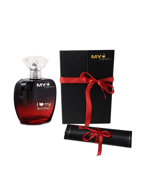 my fragrance present raksha bandhan gift for your brother (100 ml digital printed perfume bottle) - 13973172 - Standard Image - 1