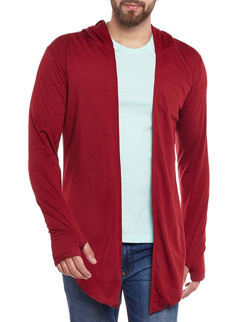 red cotton shrug - 13973291 - Very Small Image - 1