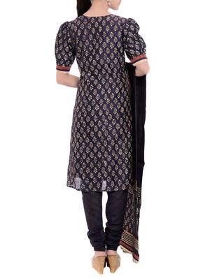 printed churidaar suit set - 13975714 - Standard Image - 2